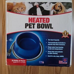 Farm Innovator's Heated Pet Bowl - Blue